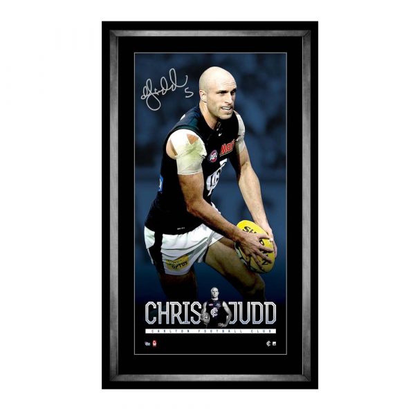 CHRIS JUDD CARLTON BLUES SIGNED & FRAMED LITHOGRAPH PRINT OFFICIAL LICENSED