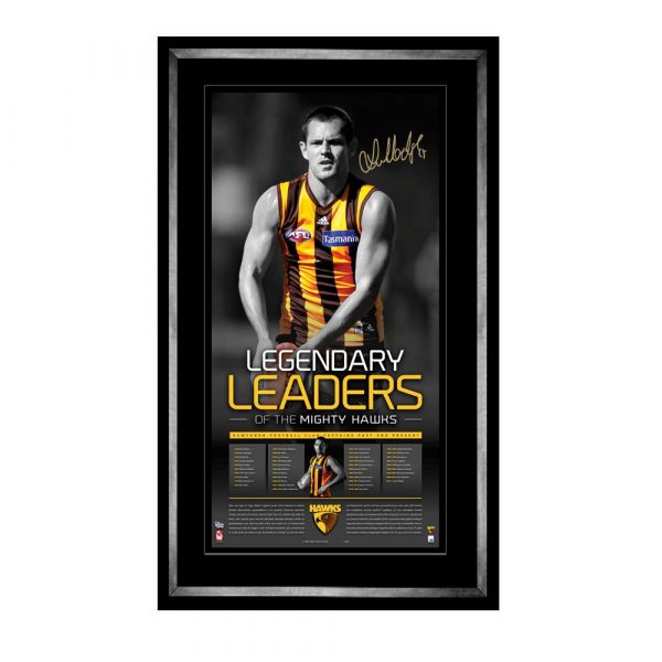 LUKE HODGE HAWTHORN SIGNED & FRAMED LITHOGRAPH PRINT OFFICIAL LICENSED