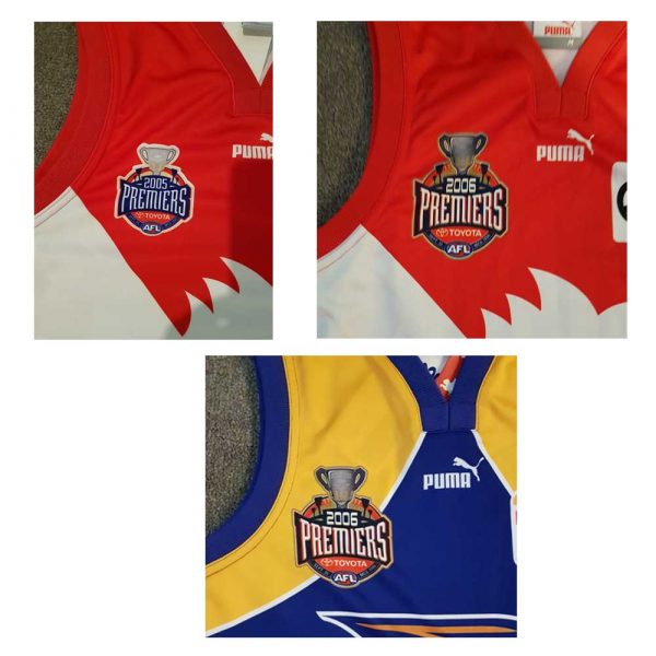 2005 & 2006 SYDNEY SWANS PREMIERSHIP PREMIERS LOSING JUMPER WEST COAST - Image 2