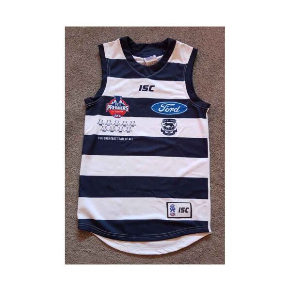 BRAND NEW 2011 GEELONG CATS PREMIERSHIP PREMIERS FOOTBALL AFL JUMPER