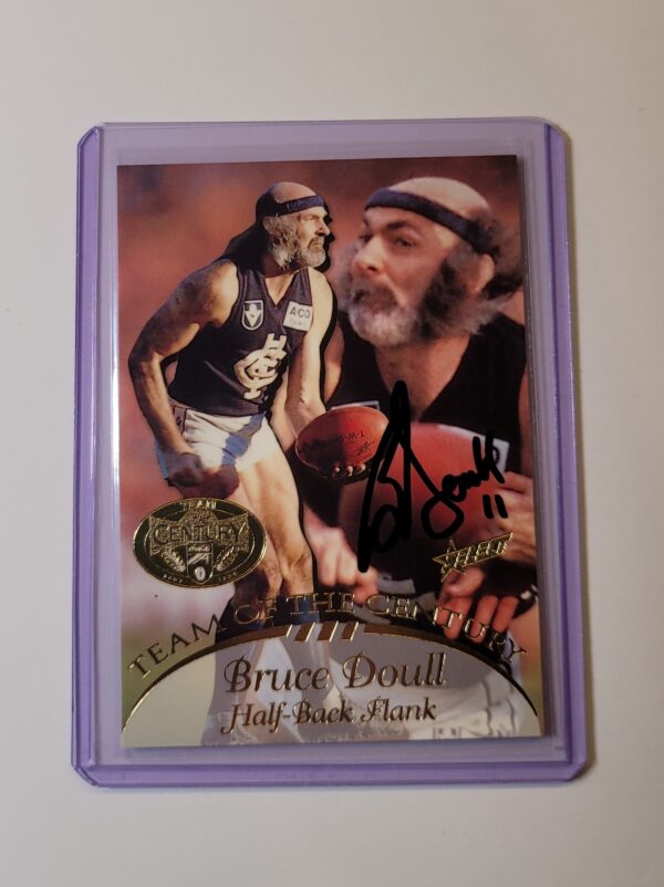 CARLTON BLUES - BRUCE DOULL SIGNED SELECT 1996 HALL OF FAME TEAM OF THE CENTURY