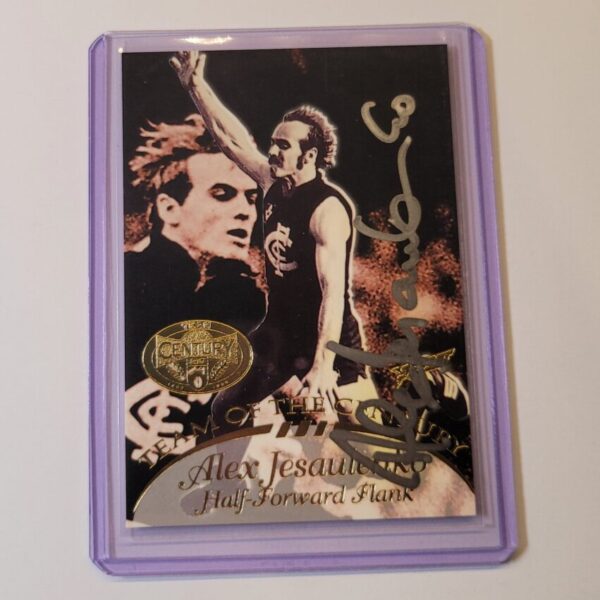 CARLTON - ALEX JESAULENKO SIGNED SELECT 1996 HALL OF FAME TEAM OF THE CENTURY
