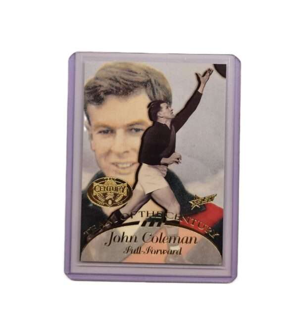 1996 AFL SELECT HALL OF FAME TEAM OF THE CENTURY CARD JOHN COLEMAN TC15